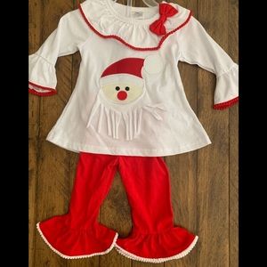 Santa shirt and pant set